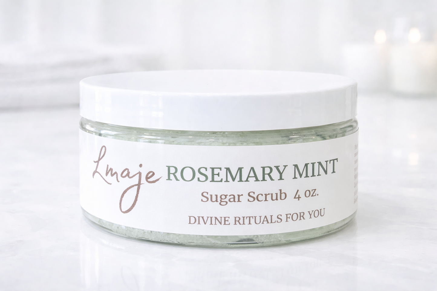 Lmaje | Rosemary Mint Sugar Scrub