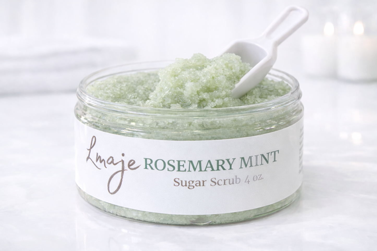 Lmaje | Rosemary Mint Sugar Scrub