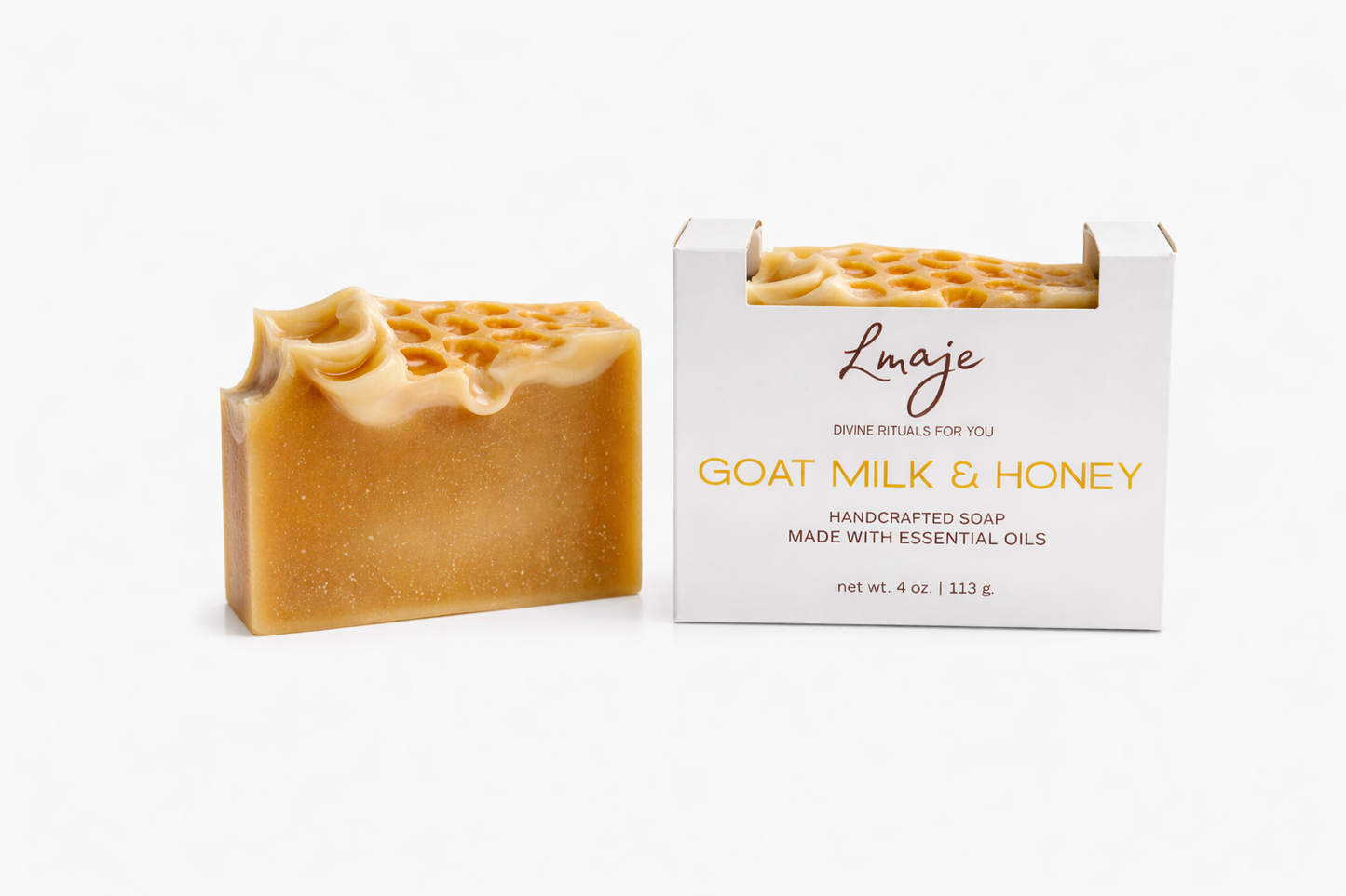 Lmaje | Goat Milk & Honey | Handcrafted Soap